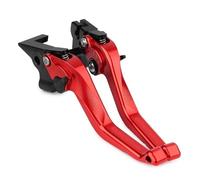 JBPIHZT Para Ducati Para Monster 797 2017-2020 Accesorios De Motocicleta Palancas Embrague Freno Cortas Ajustables(ROJO)