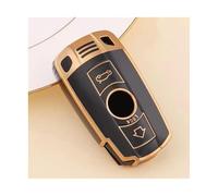 JBPIHZT Para E60 E61 E70 E81 E87 E90 E91 E92 X1 X5 X3 1 3 5 6 Series Z4 Protector Shell Accesorios Funda De Llave Coche TPU(Gold Black)