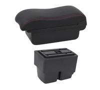 JBPIHZT Para F&ord Para Fiesta Caja De Reposabrazos De Coche Para F&ord Para Fiesta MK7 2009 2010 2011-2017 Caja De Reposabrazos Central(Línea Roja B2)