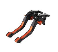 JBPIHZT Para FORZA350 Para FORZA750 NSS350 Para FORZA NSS 350/300/250/125/150/750 Maneta De Freno Y Embrague Con Rombo 3D Para Motocicleta(Naranja negra)