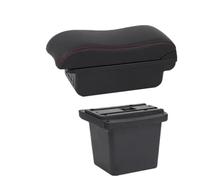 JBPIHZT Para Hyundai Para Elantra Para Touring I30 FD I30cw 2007 2008 2009 2010 2011 Descansabrazos De Auto Caja De Almacenamiento Accesorios De Coche Retrofit(B red line 3USB)