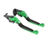 JBPIHZT Para KAWASAKI Para VULCAN S 650 650cc Para VERSYS 650 1000 2015-2023 Para VULCAN/S 650cc Z650 Z650RS Manetas De Embrague De Freno Plegables Maneta De Freno(Green Black)