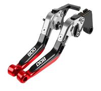 JBPIHZT Para Kawasaki Z800 Z800E Versión 2013 2014 2015 2016 2017 Maneta De Freno Y Embrague Motocicleta(Red Black)