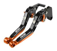 JBPIHZT Para Kawasaki Z800 Z800E Versión 2013 2014 2015 2016 2017 Maneta De Freno Y Embrague Motocicleta(Naranja negra)