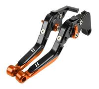 JBPIHZT Para Kawasaki ZX1100 ZX11 1990 1991 1992 1993 1994 1995 1996 1997 1998 1999 2000 2001 Maneta De Embrague Y Freno Motocicleta(Naranja negra)