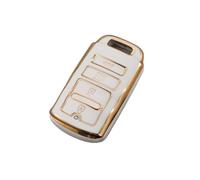 JBPIHZT Para Kia K7 Para Cadenza K9 K-04 Para Sorento K900 Carcasa De Llave Soporte Para Llavero Para 4 Botones TPU Funda Para Coche(BLANCO)