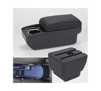 JBPIHZT Para MAZDA 2 Caja De Brazo Para MAZDA 2 Para Demio Brazo De Auto Caja De Almacenamiento Piezas De Retrofit Dedicadas Detalles Interiores(C2 Línea negra SIN USB)