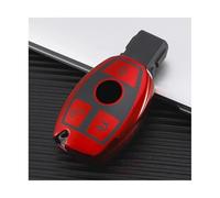 JBPIHZT Para Mercedes Para Benz A B C E GL S GLA GLK CLS Class AMG W204 W205 W212 W463 W176 TPU Bolsa Funda Para Llave De Coche(ROJO)
