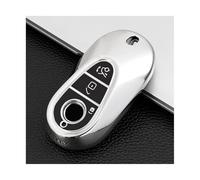 JBPIHZT Para Mercedes Para Benz C S Class W223 W206 S350L S400L S450L S500L 2021 TPU Funda Para Llave De Coche(Plata)