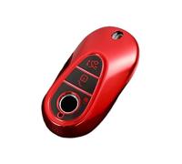 JBPIHZT Para Mercedes Para Benz C S Class W223 W206 S350L S400L S450L S500L 2021 TPU Funda Para Llave De Coche(ROJO)