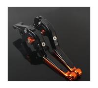 JBPIHZT Para MONKEY Z 125 2019-2024 Accesorios De Motocicleta Juego Palancas Freno Plegables Ajustables Y Embrague(Naranja negra)