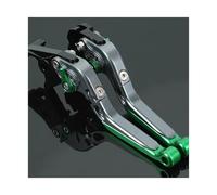 JBPIHZT Para MSX 125 Para GROM 2014-2024 Juego De Palancas Freno Y Embrague Plegables Ajustables Para Motocicleta(Gray green)