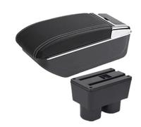 JBPIHZT Para N&issan Para Tiida C11 Reposabrazos Para Sylphy Para Tiida Para Latio Reposabrazos Consola Central Accesorios Auto(B3 línea blanca SIN USB)