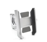 JBPIHZT Para NIU N1 N1S M1 U1 M+ NGT Soporte GPS Teléfono Moto Manillar Espejo Retrovisor Placa Soporte(Plata,Handlerbar)