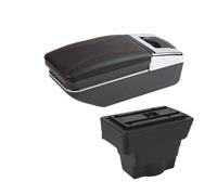 JBPIHZT Para Opel Para Astra Caja De Reposabrazos Piezas De Retrofit Para Opel Para Astra J Reposabrazos Auto Caja De Almacenamiento Central Interior(Una línea roja SIN USB)