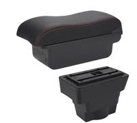JBPIHZT Para Opel Para Astra J Caja De Descansabrazos Central Para Astra Reposabrazos Auto 2012-2020 Caja De Almacenamiento Pieza De Retrofit(C1 Negro rojo SIN USB)