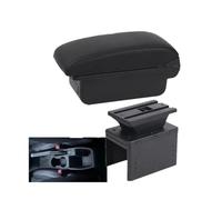 JBPIHZT Para R&enault Para Clio 5 Reposabrazos Para R&enault Para Captur Para Clio5 Reposabrazos Auto Caja De Almacenamiento Central(A2 línea negra Sin USB)