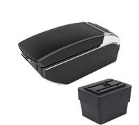 JBPIHZT Para S&koda Para Octavia Reposabrazos Para S&koda Para Octavia Mk3 A7 2013-2017 Caja De Brazo Auto Interfaz USB(A3 Negro blanco 7USB)