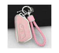 JBPIHZT Para SEAT Para Leon MK4 Para Formentor Para Tarraco Llavero TPU Funda Para Llave De Coche Accesorios(Rosa)