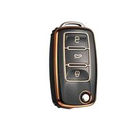 JBPIHZT Para Seat Para Leon Para Altea Funda De Llave Coche TPU Con Tapa Accesorios(NEGRO)
