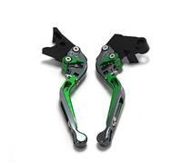 JBPIHZT Para SUZUKI DL1000 Para V-Strom 2002-2018 Accesorios De Motocicleta Palancas De Embrague De Freno Extensibles Plegables(Titanium Green)