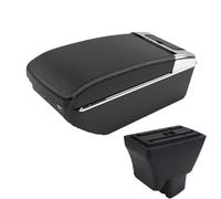 JBPIHZT Para Tata Para Tiago Brazo Auto Con USB Consola Central Caja Almacenamiento(A3 Negro blanco 7USB)