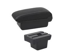 JBPIHZT Para VW Para Caddy 5 2024 Caja De Apoyabrazos Caja De Almacenamiento De Apoyabrazos Caja De Almacenamiento Retrofitting Interior(A1 Negro blanco NOUSB)
