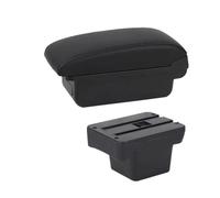 JBPIHZT Para VW Para Caddy 5 2024 Caja De Apoyabrazos Caja De Almacenamiento De Apoyabrazos Caja De Almacenamiento Retrofitting Interior(A1 Línea negra SIN USB)