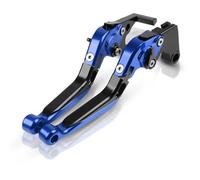 JBPIHZT Para Yamaha FZ1 Para FAZER 2006-2015 Juego De Palancas De Embrague Freno Con Manijas Plegables Ajustables Piezas De Motocicleta(Blue Black)