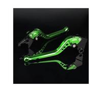 JBPIHZT Para YAMAHA TDM900 BT1100 Para BULLDOG FZ6 FZ600S Para Fazer 600 XJR400 XJR400R Maneta De Embrague Freno Corta/larga(Verde,177mm)