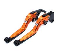 JBPIHZT Para Yamaha YZF R6 YZF-R6 2005-2016 Juego De Palancas Embrague Y Freno Manetas Plegables Ajustables Piezas Motocicleta(Naranja)