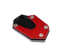 JBPIHZT Pie Ampliar Acolchado para Suzuki para V-Strom 800 DE 2023- Almohadilla De Extensión De Soporte Lateral para Motocicleta Caballete Lateral(Rojo)