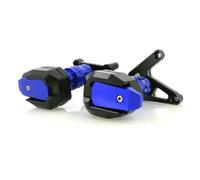 JBPIHZT Protector De Carenado Deslizante Marco Protección Contra Caídas Aluminio Motocicleta Almohadilla Choques Para CBR650F CBR 650F 2014-2018(Azul)