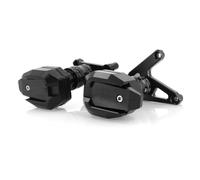 JBPIHZT Protector De Carenado Deslizante Marco Protección Contra Caídas Aluminio Motocicleta Almohadilla Choques Para CBR650F CBR 650F 2014-2018(NEGRO)