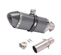 JBPIHZT Silenciador De Escape Motocicleta Para Piaggio Para BEVERLY 125 300 MP3 125 250 300 LT X10 2008-2016 Silenciador Tubo Conexión Central DB Killer(Style D)