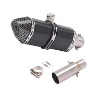 JBPIHZT Silenciador De Escape Motocicleta Para Piaggio Para BEVERLY 125 300 MP3 125 250 300 LT X10 2008-2016 Silenciador Tubo Conexión Central DB Killer(Estilo A)
