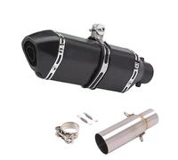 JBPIHZT Silenciador De Escape Motocicleta Para Piaggio Para BEVERLY 125 300 MP3 125 250 300 LT X10 2008-2016 Silenciador Tubo Conexión Central DB Killer(Estilo B)