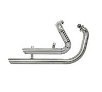 JBPIHZT Silenciador De Escape Para Motocicleta Para Y&amaha Para Virago 125 250 XV250 Y XV125 Accesorios Y Kit De Sistema De Escape Modificado(Cromo)