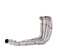 JBPIHZT Sistema De Escape Completo Para Motocicleta Para Y&amaha R6 2006-2020 Con Tubo De Conexión Delantero Deslizante Y Silenciador De 51 Mm(Estilo B)