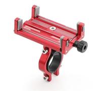 JBPIHZT Soporte Escalable para Teléfono Motocicleta Bicicleta Inteligente CNC Cuatro Garras Aleación De Aluminio(Rojo)