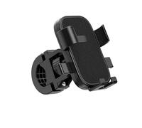 JBPIHZT Soporte para Teléfono De Bicicleta 360 Giratorio Motocicleta Antideslizante GPS Clip Fijo Accesorios Ciclismo(Negro)