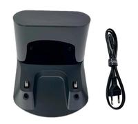 JBPSFSS Base De Carga For Aspiradora Robot, Compatible con Roborock S5 MAX/S6 Pure/S6 MaxV/S8/Q5 Pro/Q7 MAX/Q8 MAX/E4/E5/S7/S7 Plus/S8. Accesorios For La Base De Carga.(Black with Charging Cable)