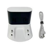 JBPSFSS Base De Carga For Aspiradora Robot, Compatible con Roborock S5 MAX/S6 Pure/S6 MaxV/S8/Q5 Pro/Q7 MAX/Q8 MAX/E4/E5/S7/S7 Plus/S8. Accesorios For La Base De Carga.(White with Charging Cable)