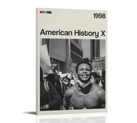 JBQOUOUZ American History X Classic Movies Wonderful TV Series - Póster decorativo para pared, pintura para dormitorio, 20 x 30 cm, estilo marco