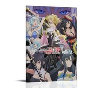 JBQOUOUZ Arifureta From Commonplace to World's Strongest Hot blooded Anime Classic - Póster de anime para pared, pintura decorativa para dormitorio, pósteres, 20 x 30 cm, estilo marco