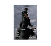 JBQOUOUZ La Fève Pop Singer - Lienzo decorativo para pared de álbum de música, póster decorativo para dormitorio, 30 x 45 cm, estilo sin marco