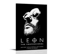 JBQOUOUZ Léon The Professional Classic Movies Wonderful TV Series - Póster decorativo para pared, pintura para dormitorio, 50 x 75 cm, estilo marco