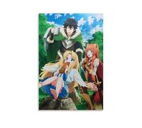 JBQOUOUZ Póster de anime clásico de anime The Rising of The Shield Hero de sangre caliente, arte de pared, pintura decorativa para dormitorio, pósteres de 30 x 45 cm, estilo sin marco