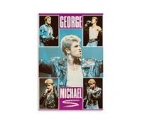 JBQOUOUZ Póster decorativo de George Michael Pop Singer para álbum de música, arte de pared, pintura decorativa para dormitorio, 30 x 45 cm, estilo sin marco
