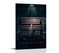 JBQOUOUZ Póster decorativo de la serie de televisión de The Imitation Game de películas clásicas, arte decorativo para pared, póster de pintura para dormitorio, 40 x 60 cm, estilo marco